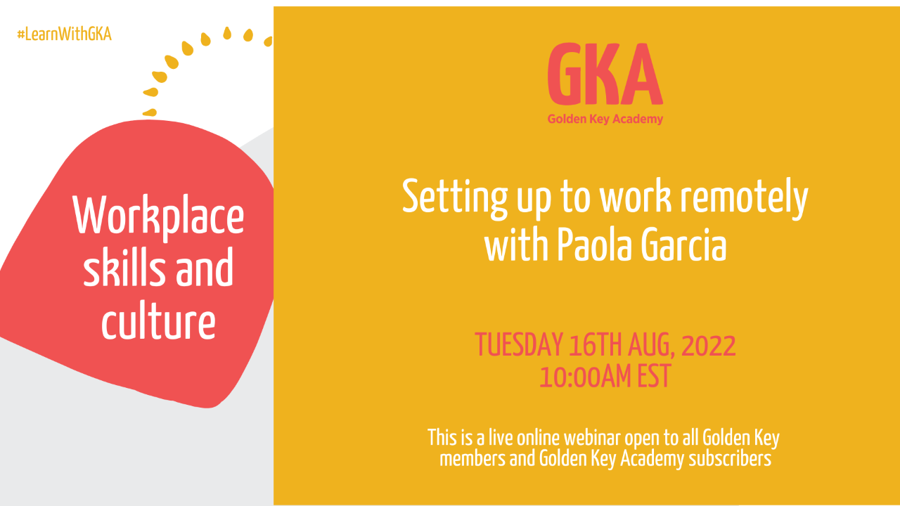 Setting up to work remotely with Paola Garcia