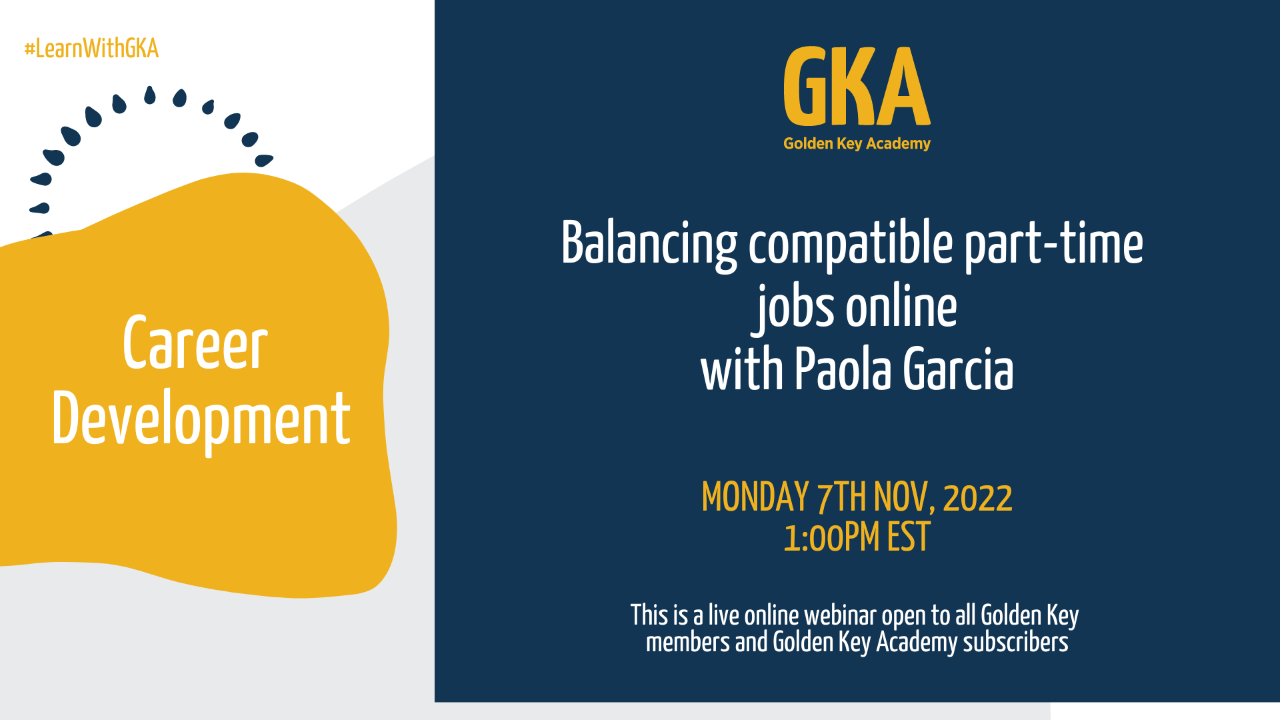 Balancing compatible part-time jobs online with Paola Garcia