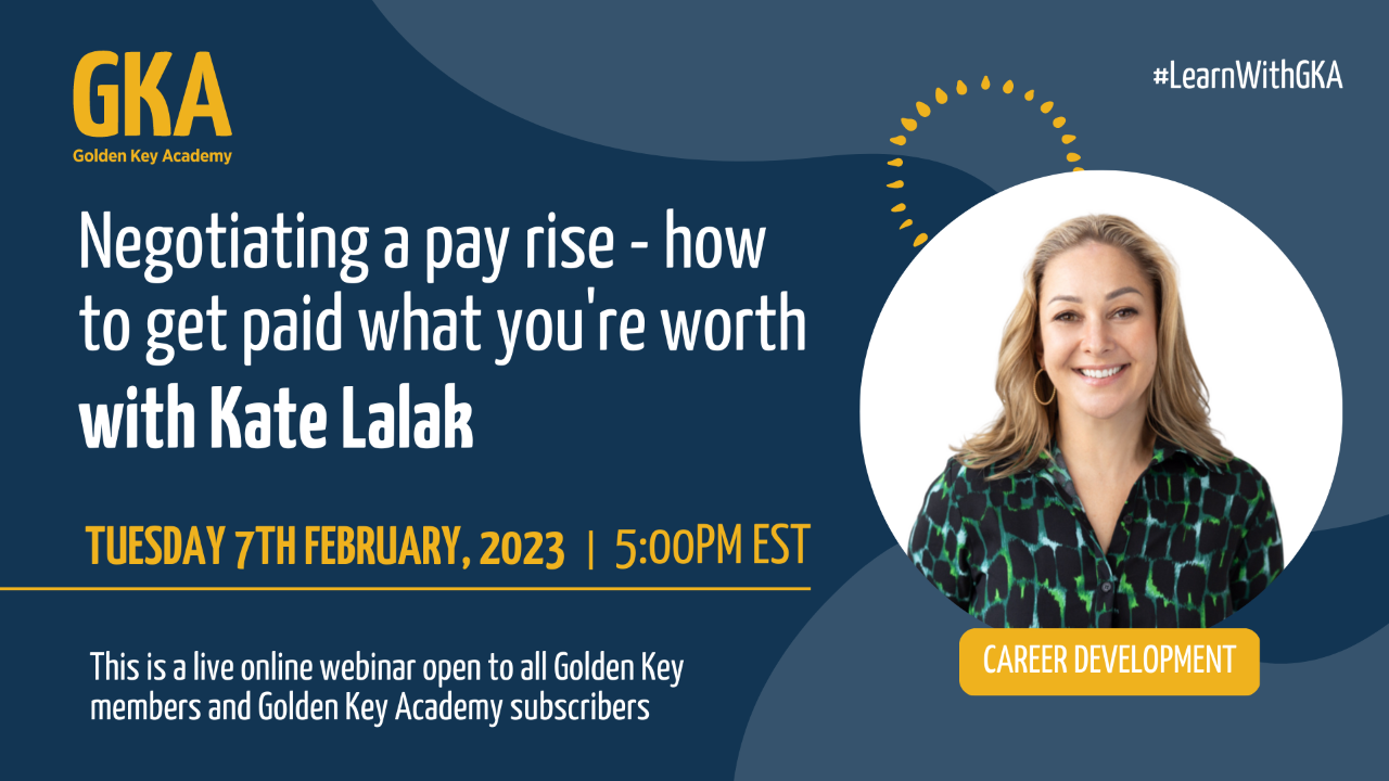 Negotiating a pay rise - how to get paid what you're worth with Kate Lalak