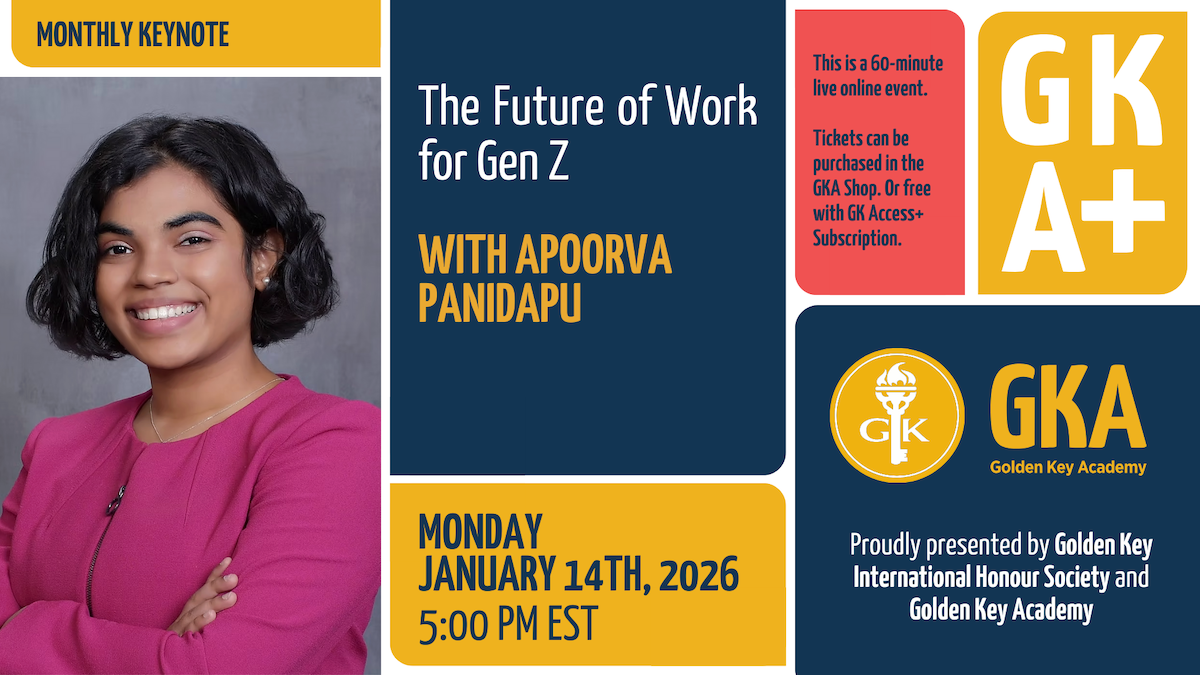 GK Access Plus Keynote: The Future of Work for Gen Z with Apoorva Panidapu
